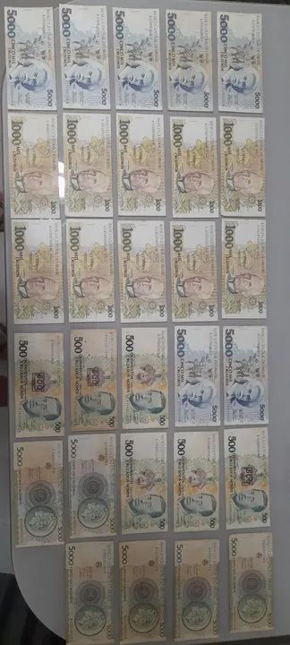 Vendo cédulas antigas