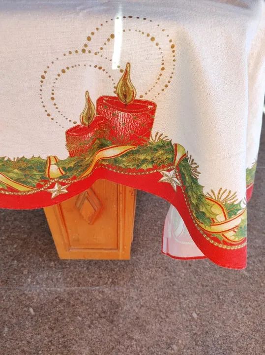 Toalha de mesa natalina Karsten- Anos 1990 - Foto 3