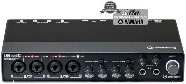 Interface de Audio UR44C - Yamaha Steinberg Gratis Curso Online Cubase AI - Foto 3