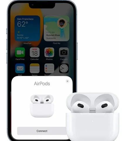Fone  Bluetooth APPLE AIRPOD 3ª GERAÇÃO - Foto 2