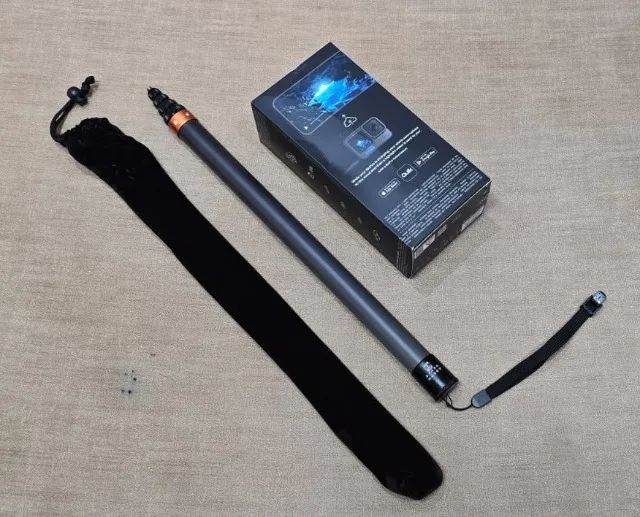 Gopro Hero 12 Black Câmera de Ação, Extra Bastão de Selfie Carbono até 290cm, Novo - Foto 3