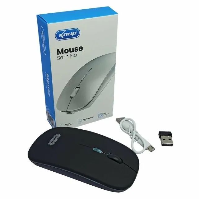 (NOVO) Mouse Recarregável RGB Knup KP-MU013