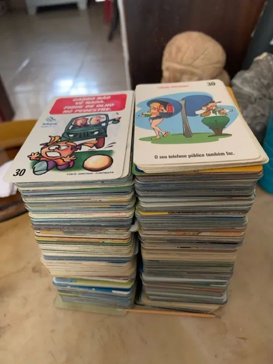 Cartões telefônicos antigos - Telepar