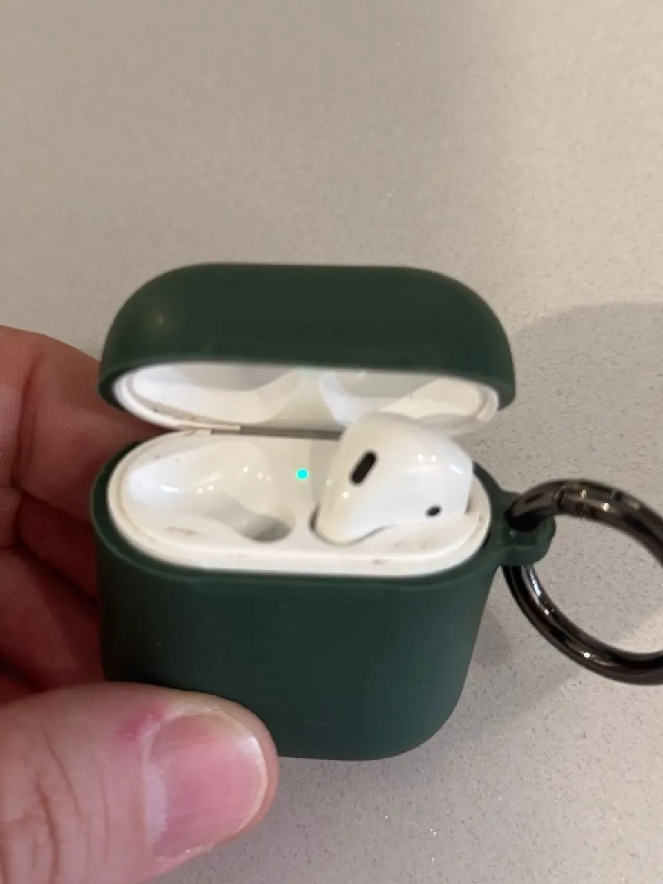 Fone AirPod somente lado direito com caixa de carregamento