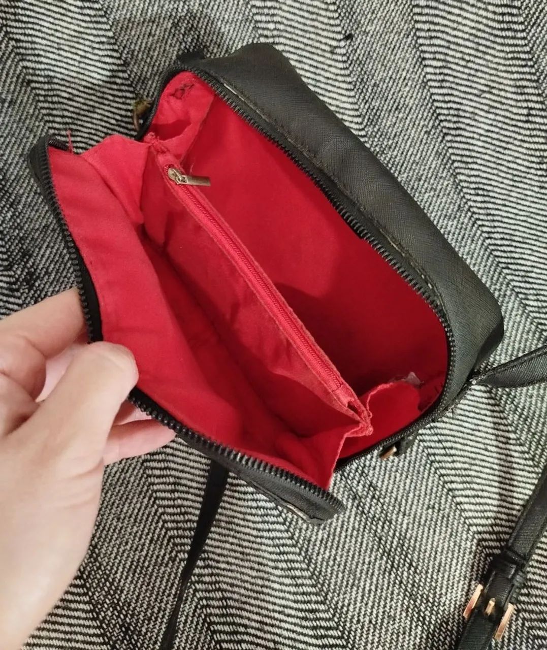 Bolsa preta Satinato  - Foto 3