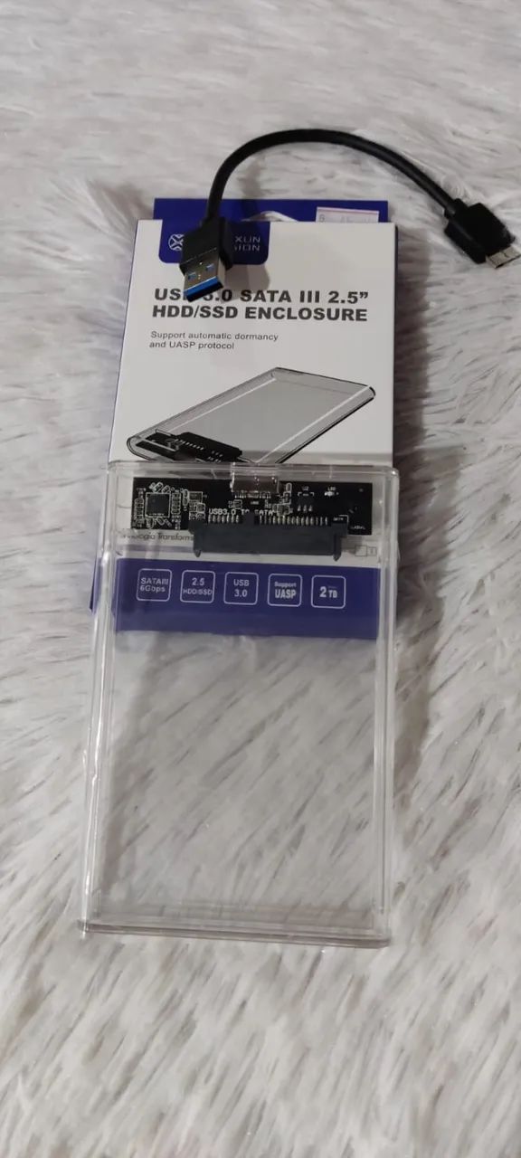 Case para Hd e Ssd Externo usb 3.0 Lacrado - Foto 4