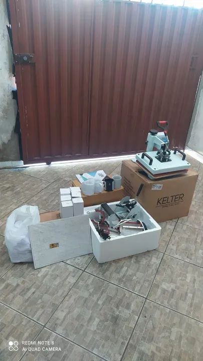 Prensa kelter 9x1 para sublimação (canecas, camisa, etc) - Foto 3