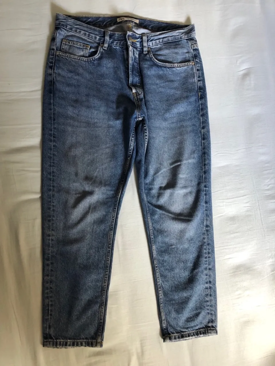 Calça Jeans Azul Zara