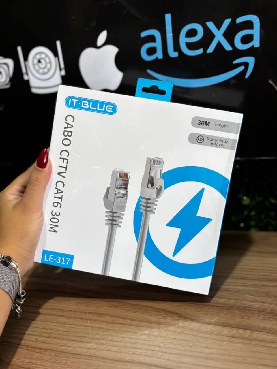 Cabo de Rede CAT6 - 30 METROS