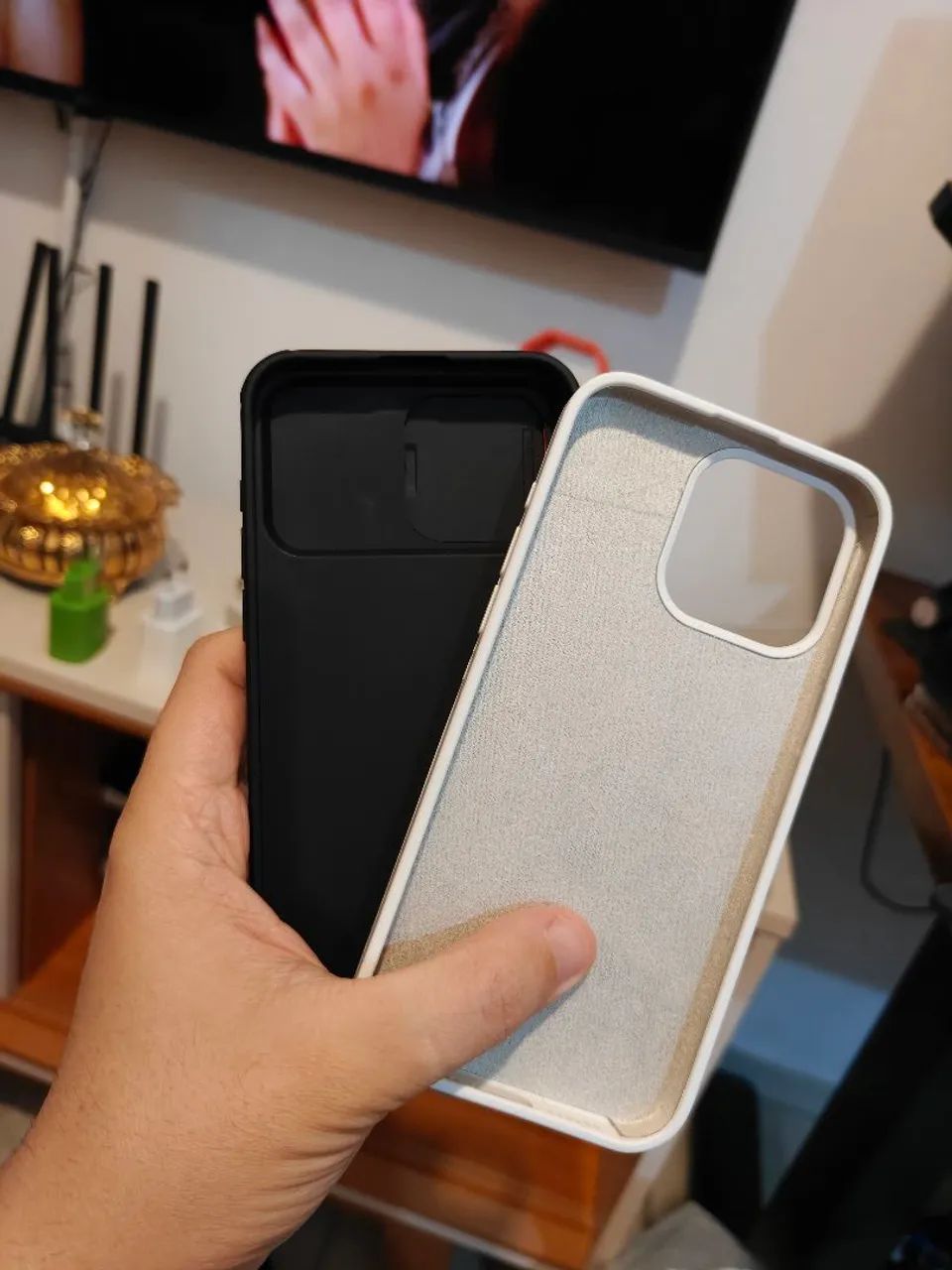 Capas Iphone 15 Pro Max Nillkin e silicone  - Foto 4