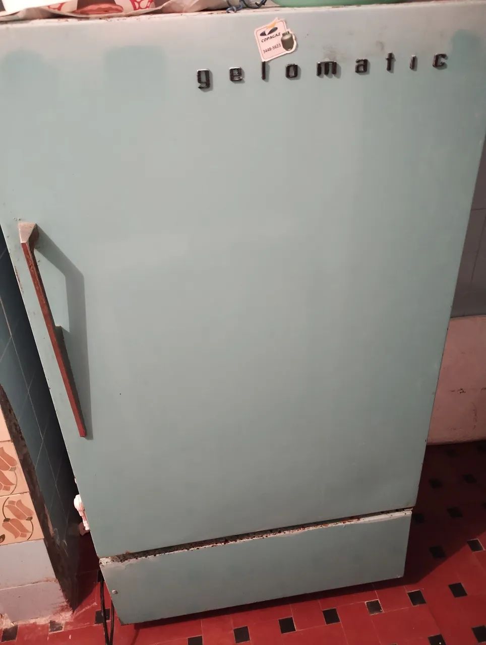 Geladeira Gelomar - Azul - Usada - Foto 2