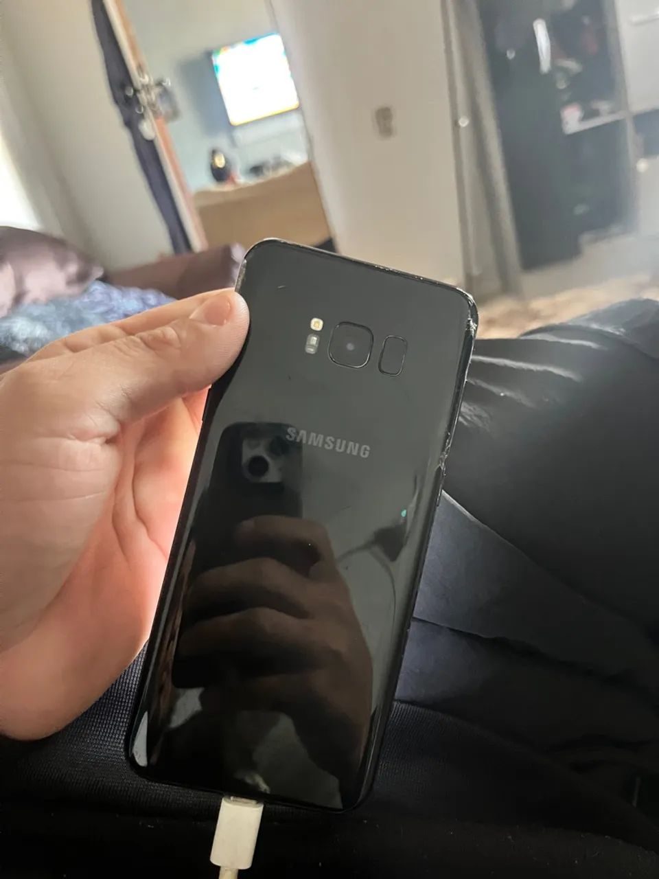 Galaxy s9+ com defeito na tela 