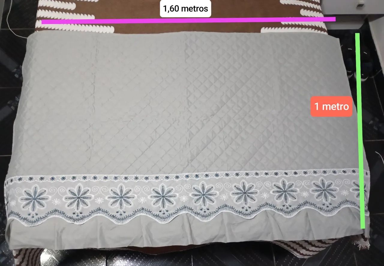 Meia colcha com babado. - Foto 6