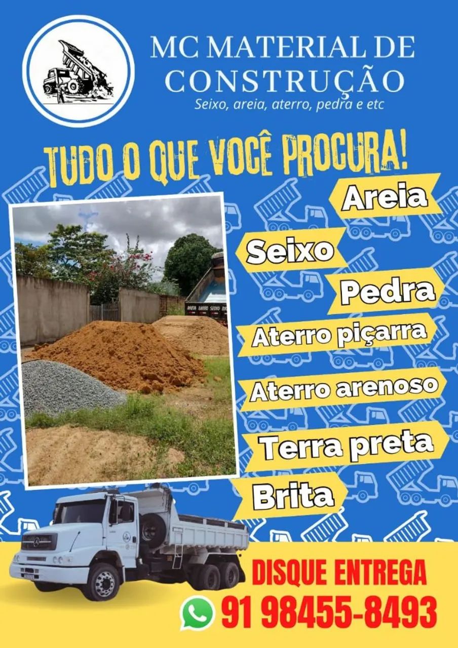 Areia, Seixos, Pedras e Aterros. - Foto 2
