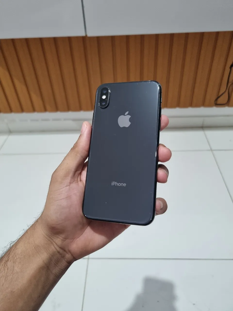 iPhone X Black 256GB Aparelho Seminovo!