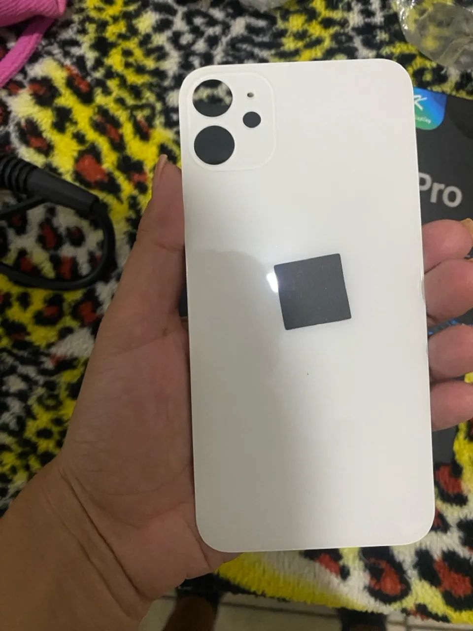 Vidro traseiro iPhone 11 Branco  - Foto 2