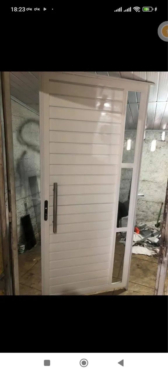 Porta galvanizada 64840780245379120