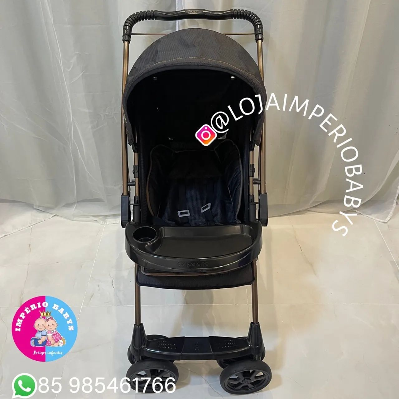 Carrinho de Bebê Galzerano Semi Novo - Foto 4