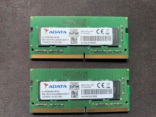 Memória RAM Para Notebook Adata 8gb Ddr4 3200mhz Sodimm