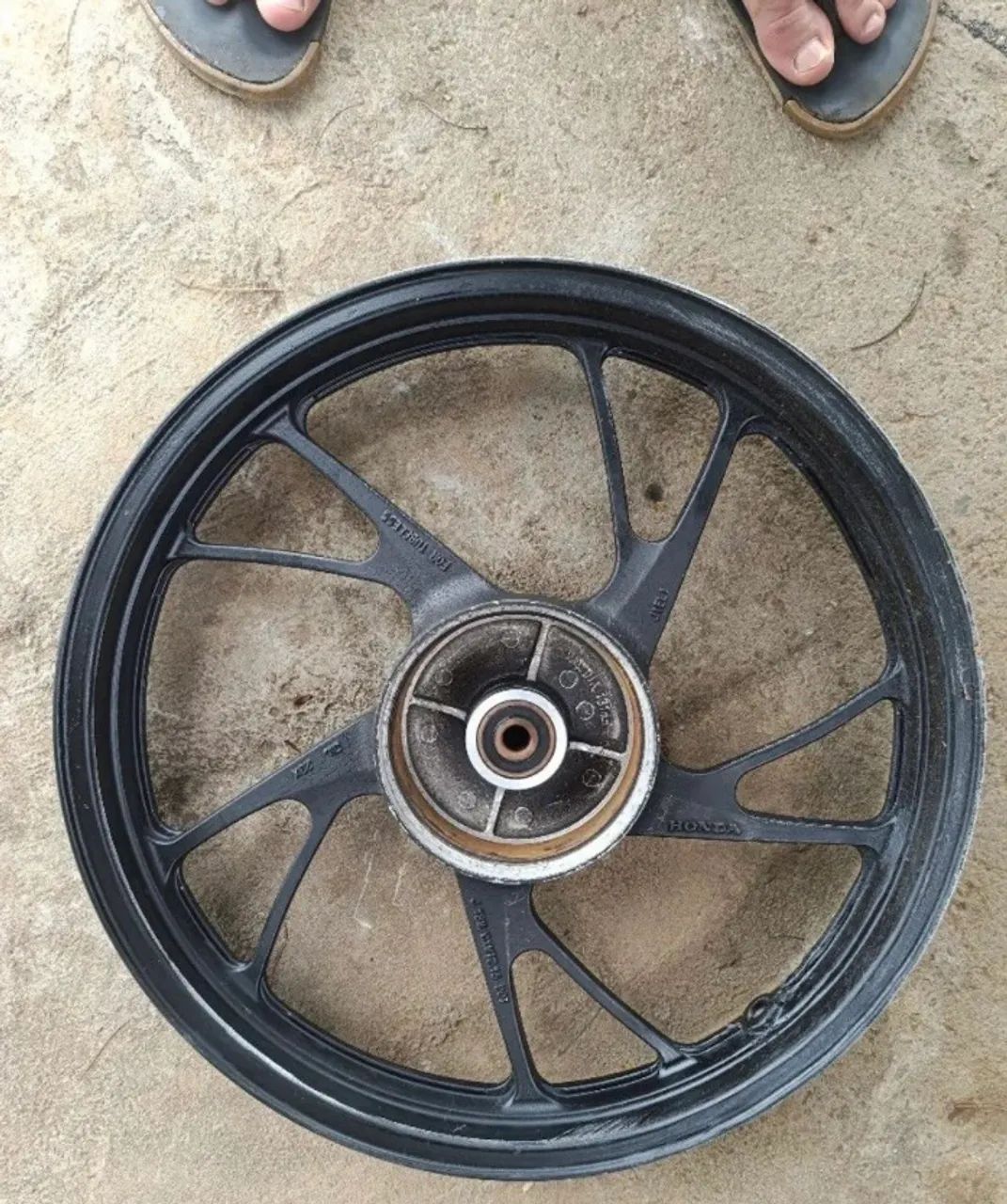 Par de Ródão pé de galinha original Honda da 160 2023 e 2024  - Foto 3
