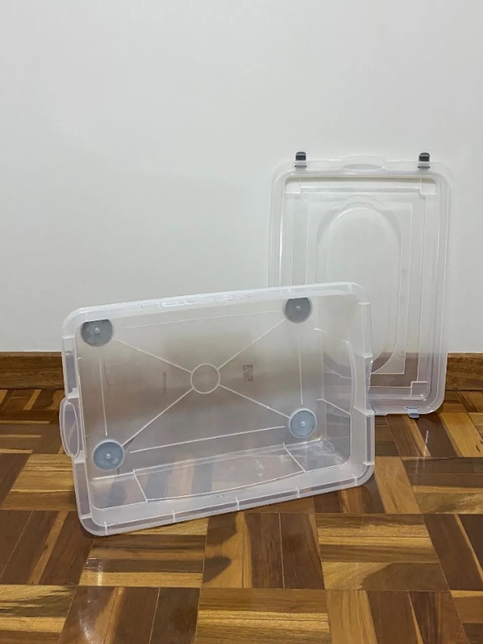 Caixa Organizadora Plástica 28,2litros Sanremo 56,4 cm x 38,5 cm x 20 cm - Foto 2