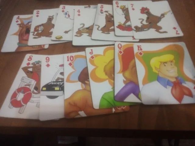 Baralho importado Scooby-Doo 1999, algumas cartas estão manchadas - Foto 3