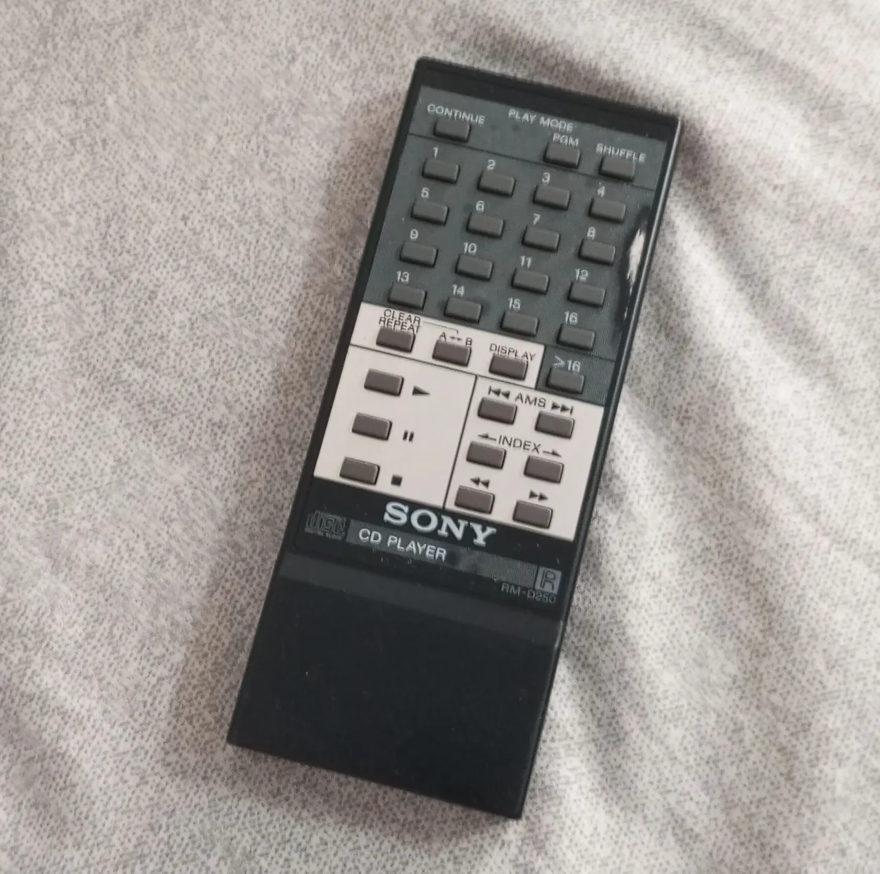 Controle Remoto Sony RM-D250 para CD Player