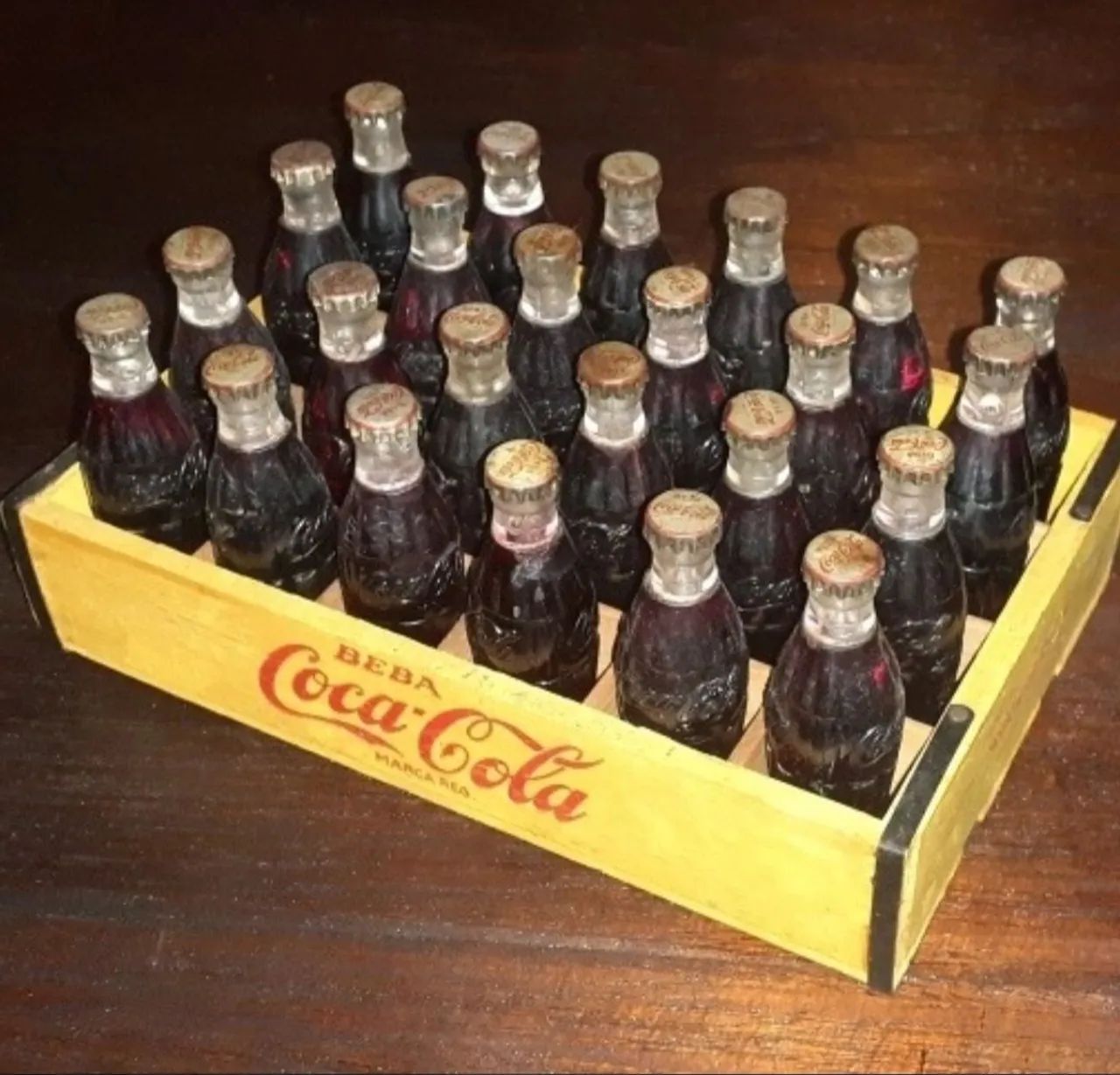 Mini engradado coca cola 1954