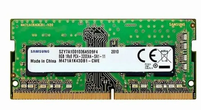 Memória ram Samsung 8gb 3200mhz notebook