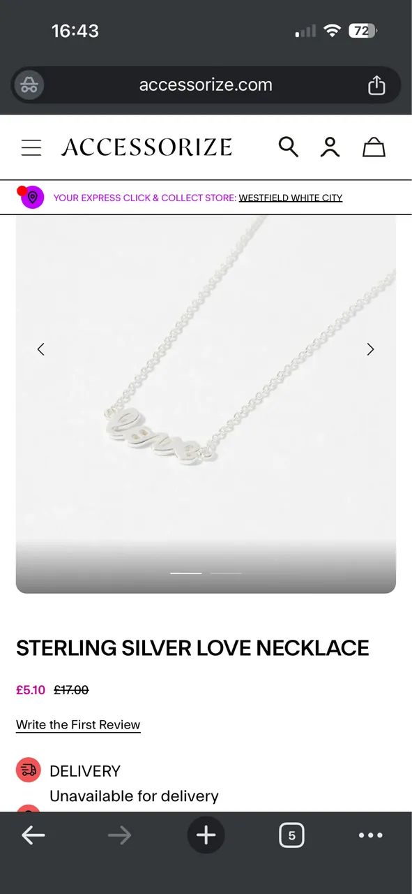 Colar LOVE - Accessorize - Foto 5