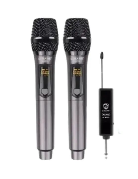 Microfone Dinâmico Profissional Karaokê Sem Fio - KA-M87 - 2 Microfones - Foto 2