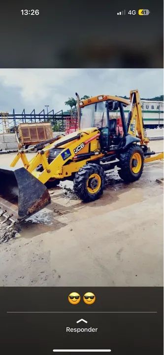 Retroescavadeira jcb