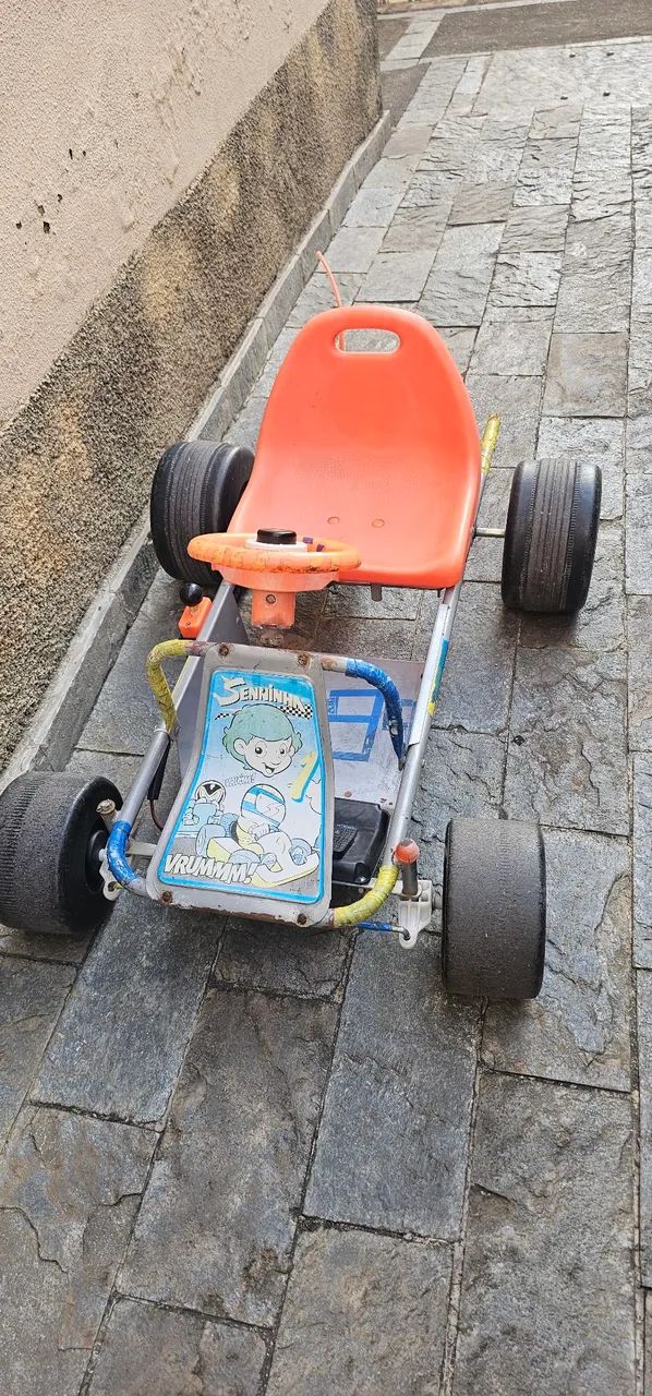 Kart elétrico seninha raridade funcionando - Foto 2