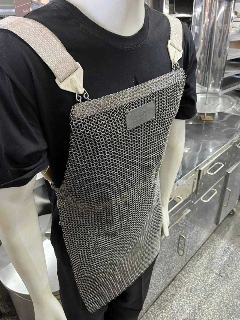 Avental anti corte em aço inox - Foto 2