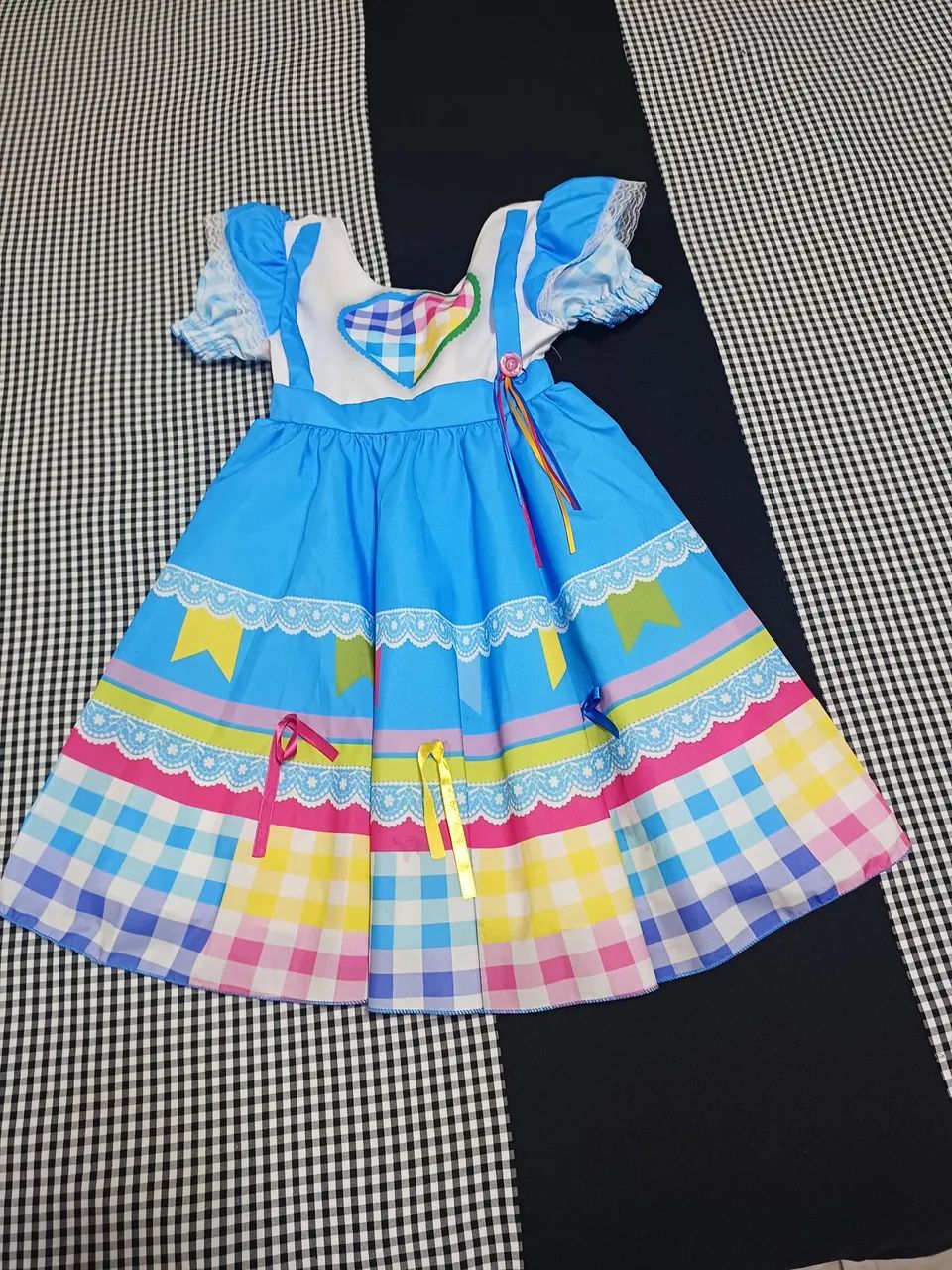 Vestido Festa Junina Infantil
