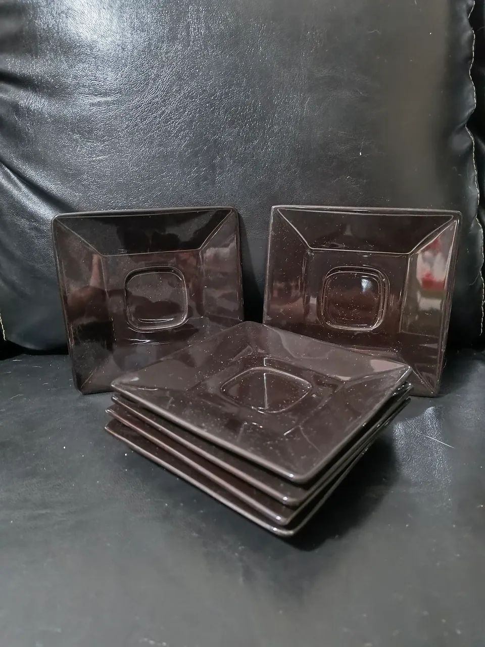 Jogo de jantar branco e preto OXFORD TODAY - Foto 4