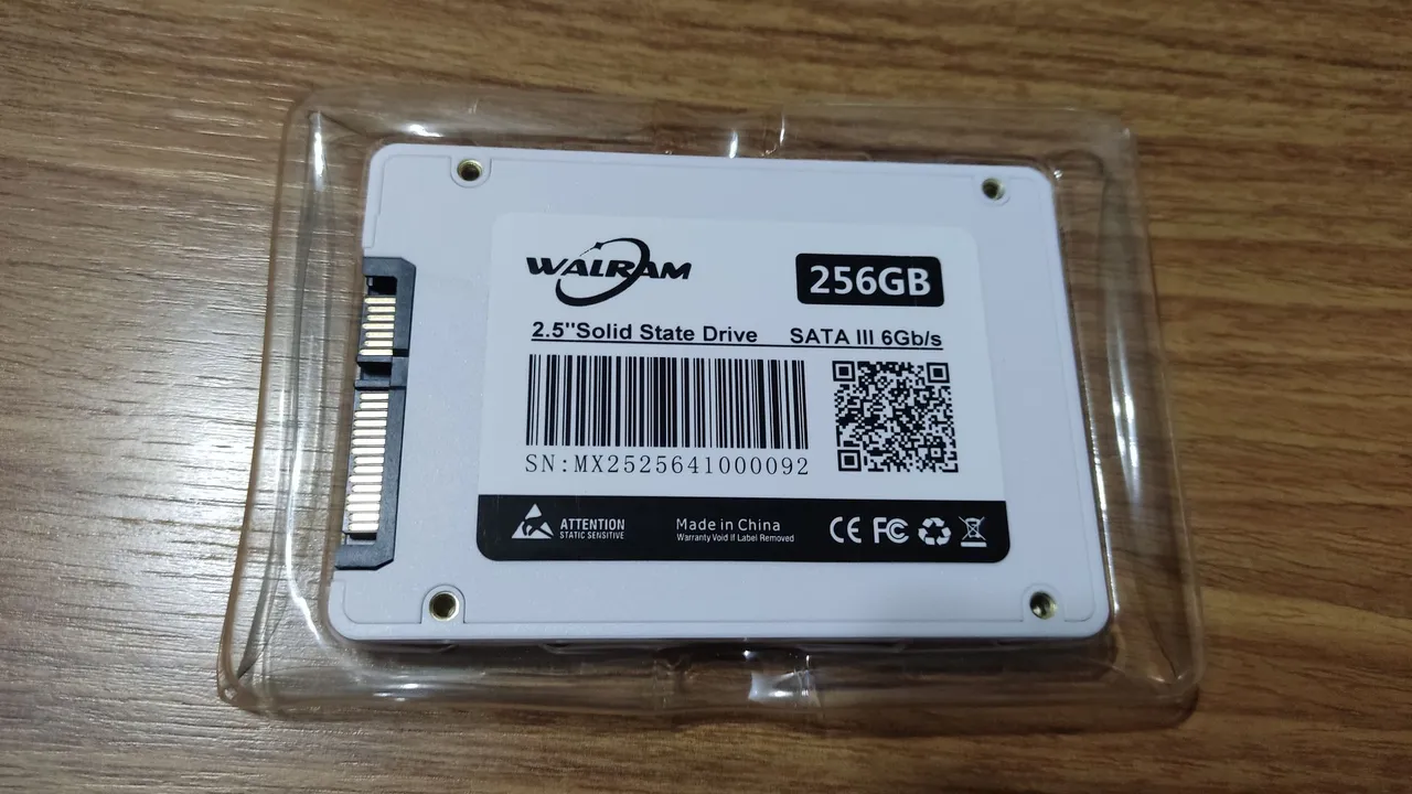 SSD WALRAM 256GB SATA III 6Gb/s NOVO.
