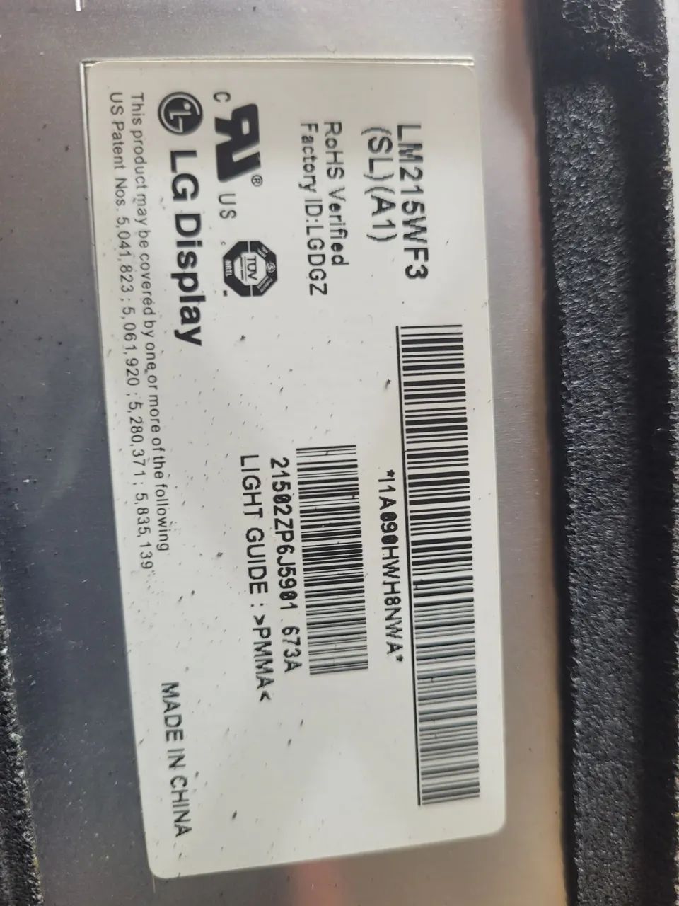 Tela display lcd 21 lg lm215wf3 apple a1311 imac 2011 compativel - Foto 2