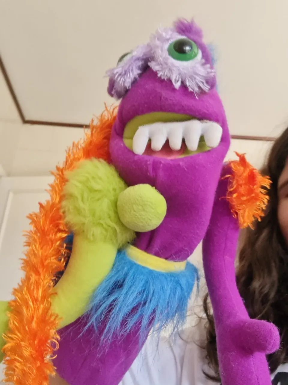 Fantoche Monstro com itens em velcro - crie seu monstro favorito - Foto 3