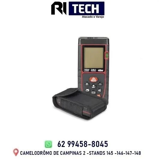 Medidor Profissional Distancia Trena Digital Laser 40 Metros