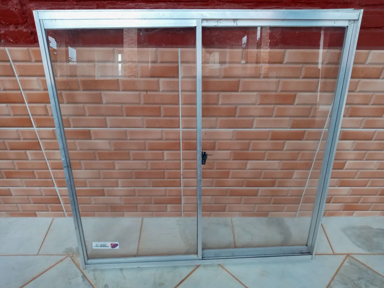 Janela de Vidro de Alumínio