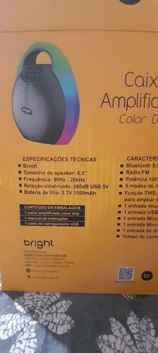 Caixa de Som Amplificada 100w *aceito troca em celular - Foto 4