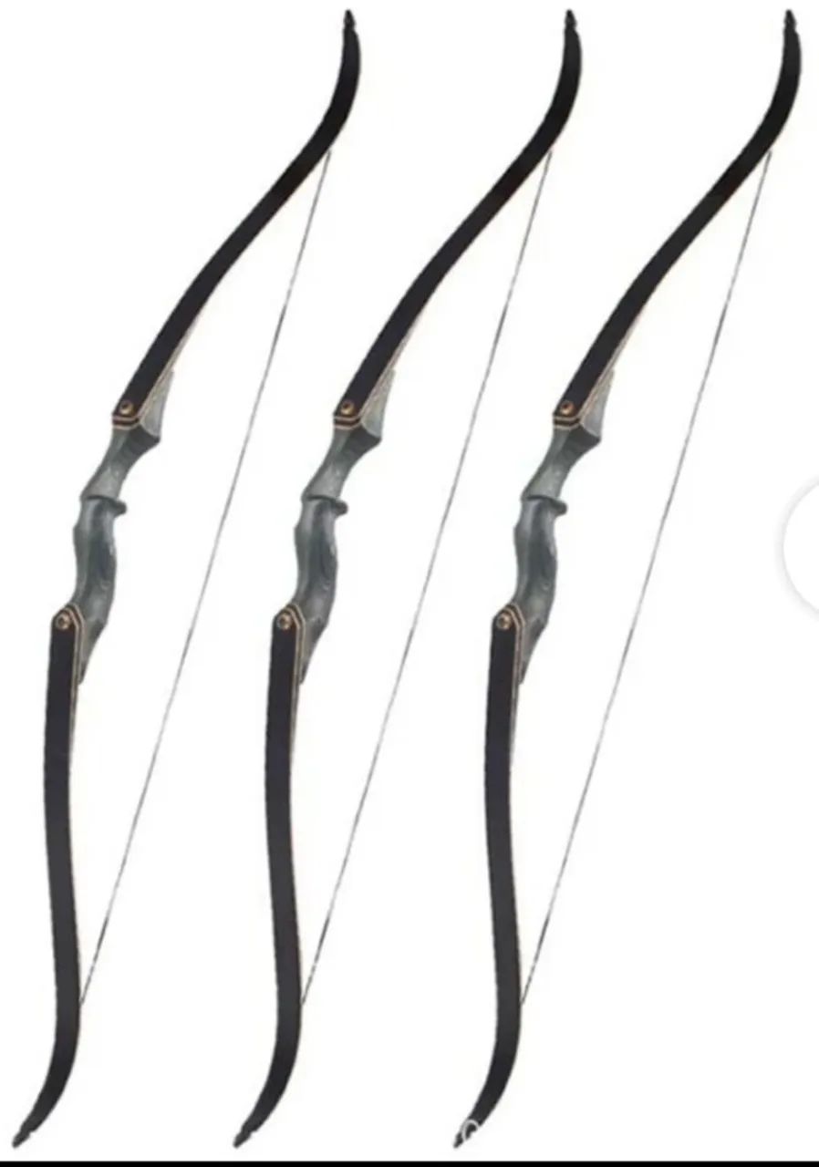 Arco e Flecha take down recurvo ou long bow importado - Foto 3