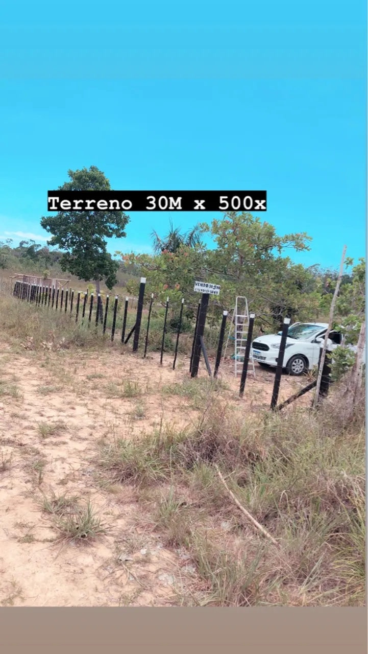 Terreno pra sítio 30M X 500M Linha Verde Documento !!