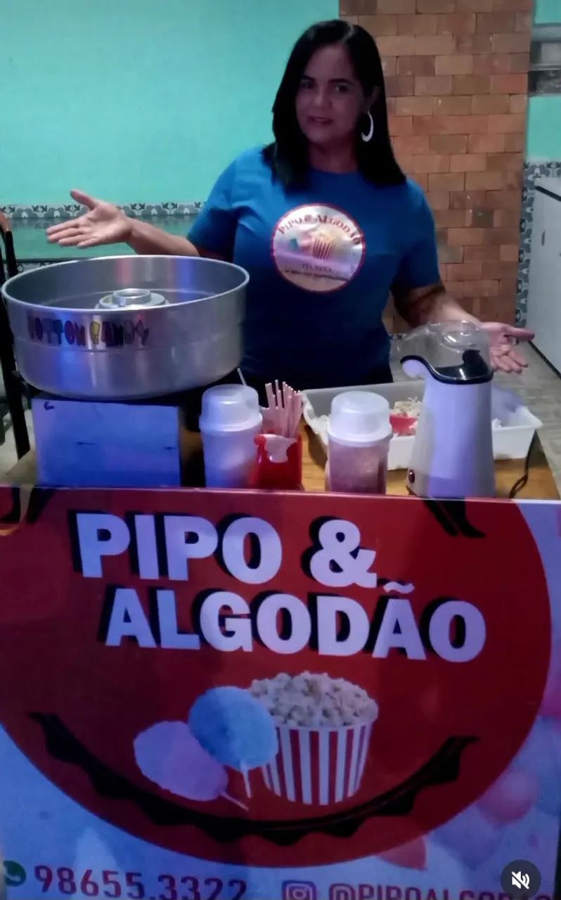 Aluguel de pipoca e algodão doce. Instagram:Pipoealgodão  - Foto 4