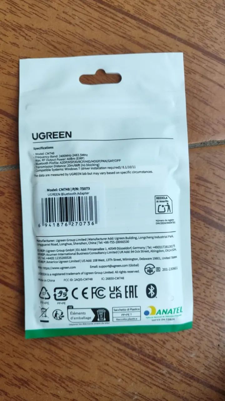 UGREEN Bluetooth 6.0 Adapter64317906209409121