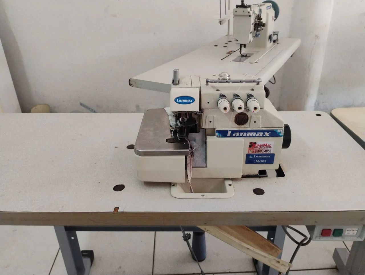Maquina de Costura Overloque Lanmax (Parcelo)