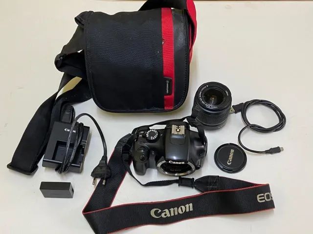 Câmera Canon EOS 1100D - Kit completo  - Foto 6