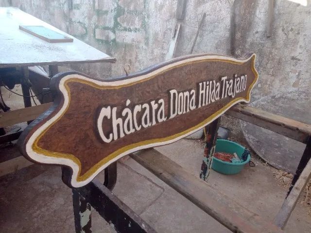 Placas entalhadas para estabelecimentos e outros - Foto 5
