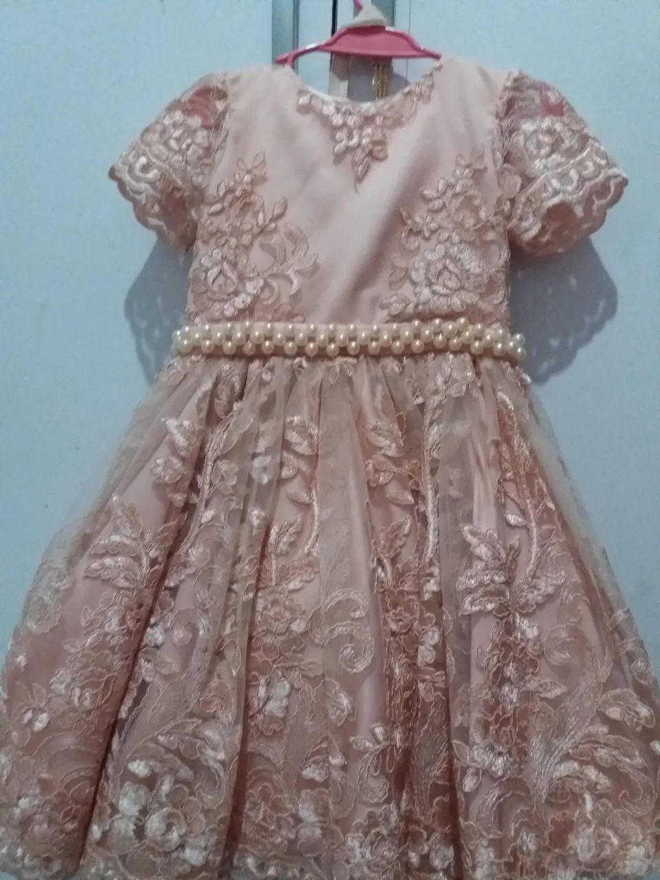 Vestido Infantil de Festa Luxo 1 ano  - Foto 3